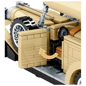 لگو تکنیک ماشین کلاسیک مدل Lincoln Klassieke Vintage Auto Technische Bouwsteen Kb V12_اسباب بازی